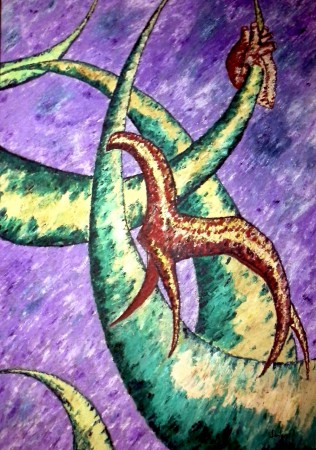 Primivitismo Arcuato. Olio su Pannello 64x90